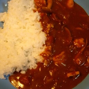 シーフードときのこと夏野菜のカレー